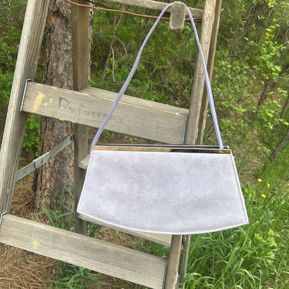 Nina Ricci perfumes Suede light purple Women's shoulder Bag - Picture 4 of 10